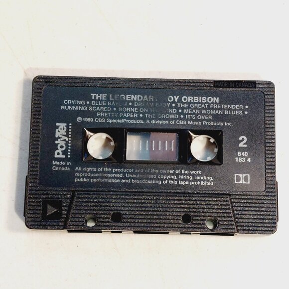 The Legendary Roy Orbison ~ The Greatest Hits (cassette, 1989) tested and works - Picture 3 of 3